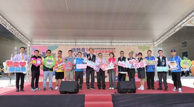 永慶加盟四品牌中區經管會攜手台中市地政局　舉辦愛心捐血園遊會