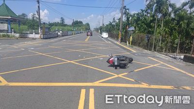 屏東萬巒車禍!自小客與同向機車擦撞 76歲婦送醫