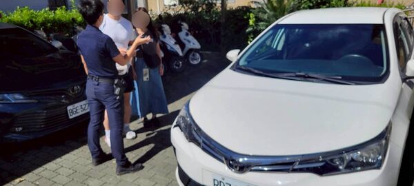 ▲▼臺東縣警察局關山分局鹿野分駐所警員劉珊甄有日文檢定N1，流利日文幫助日本旅客處理車禍。（圖／關山分局提供）