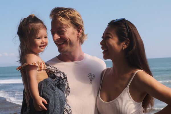 ▲寶貝女兒出生後 法比歐自認生活重心改變。（圖／晨邦國際提供）