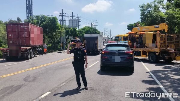 ▲▼湖內車禍             。（圖／記者陳宏瑞翻攝）