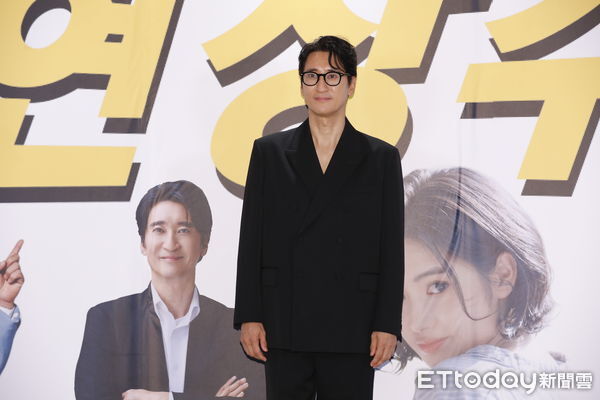 ▲申鉉濬（신형준）、金炳萬（김병만）、裴優熙（배우희）、雷嘉汭、綠茶（林埈永）、黃小柔，製作人池相哲（지상철）、導演申在鎬（신재호）出席。（圖／記者湯興漢攝）