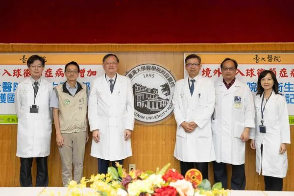 ▲▼台大醫院示警境外移入球黴菌增加。（圖／台大醫院提供）