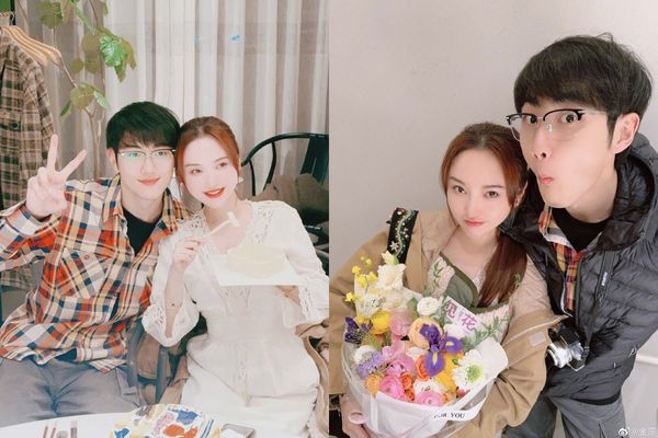 ▲金莎和孫丞瀟在2023年公開戀情。（圖／翻攝自微博／金莎）