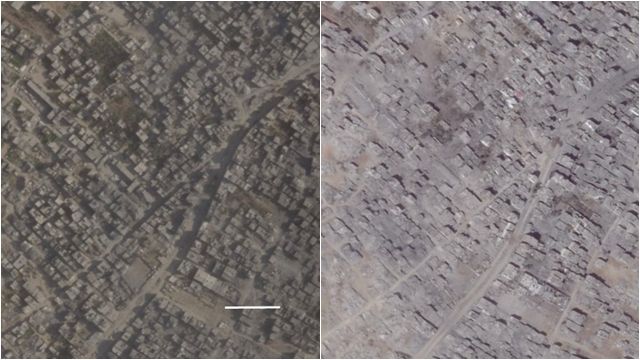 衛星影像曝光！加薩市近郊「已被炸成瓦礫堆」　建築帳棚都沒了