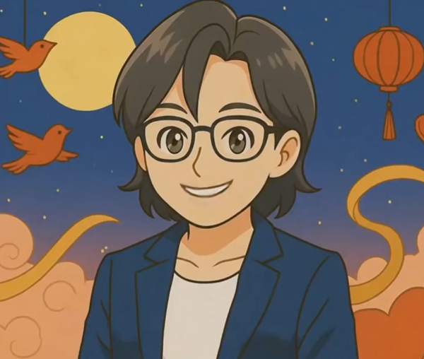 ▲▼蕭美琴AI影片祝賀七夕，竟是修圖失誤版本。（圖／翻攝Threads／蕭美琴）