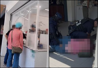 高雄女買飲料買到被上銬 怒吼店員「加糖有這麼難嗎」被警壓趴在地