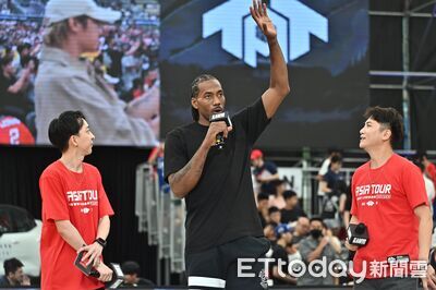 快訊/NBA超級球星雷納德、唐斯來了 說台語「打給厚」展親和力