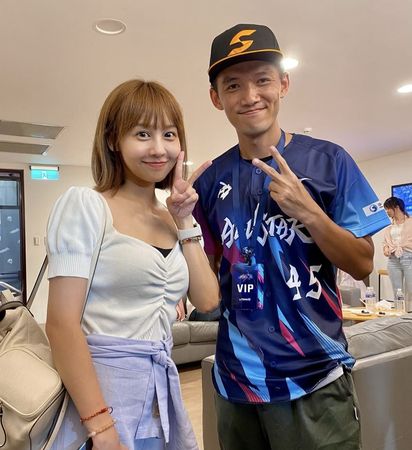 ▲兩人2022年初次見面。（圖／崔荷潾提供）