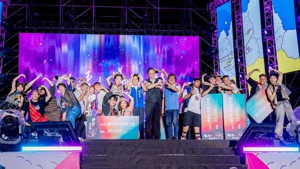 ▲桃園珍珠海岸國際音樂節浪漫七夕盛大開場