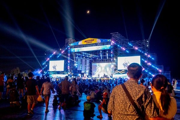▲桃園珍珠海岸國際音樂節浪漫七夕盛大開場