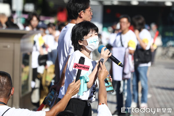 ▲民眾黨「司法改革 公民走讀」活動，陳佩琪致詞。（圖／記者林敬旻攝）