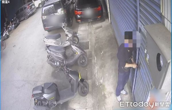 ▲劉男偷取鐵工廠財物，謊稱遭人追殺遭識破連忙逃出屋外。（圖／記者陸運陞翻攝）