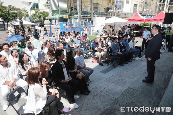 ▲《少年偵探！誕生》全國決選與記者會今於台南司法博物館舉行，明星與市長黃偉哲同台出席。（記者林東良翻攝，下同）