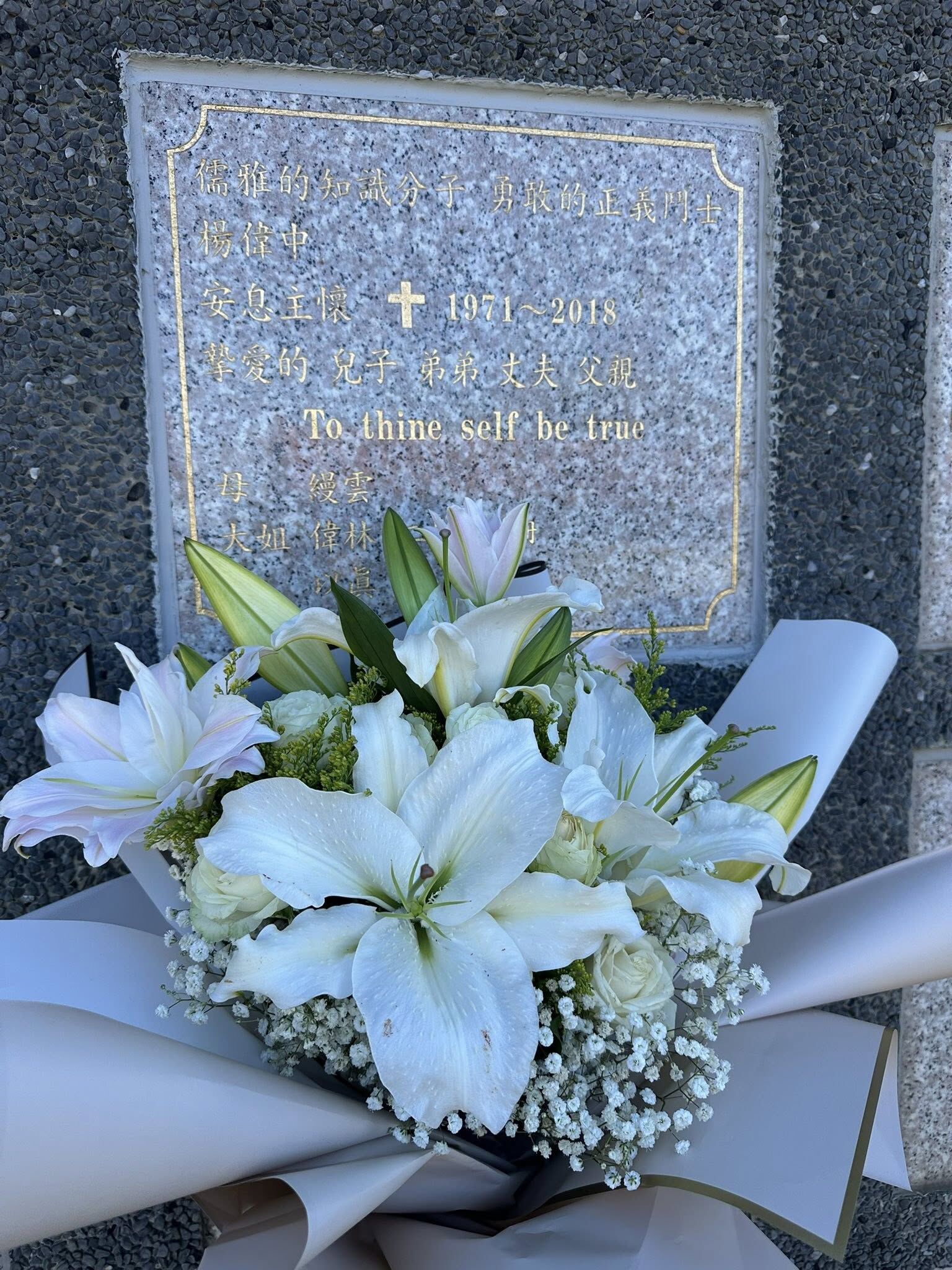 ▲▼楊偉中救女溺斃忌日逢七夕　前主播陳以真「發7顆愛心」。（圖／翻攝自Facebook／陳以真）