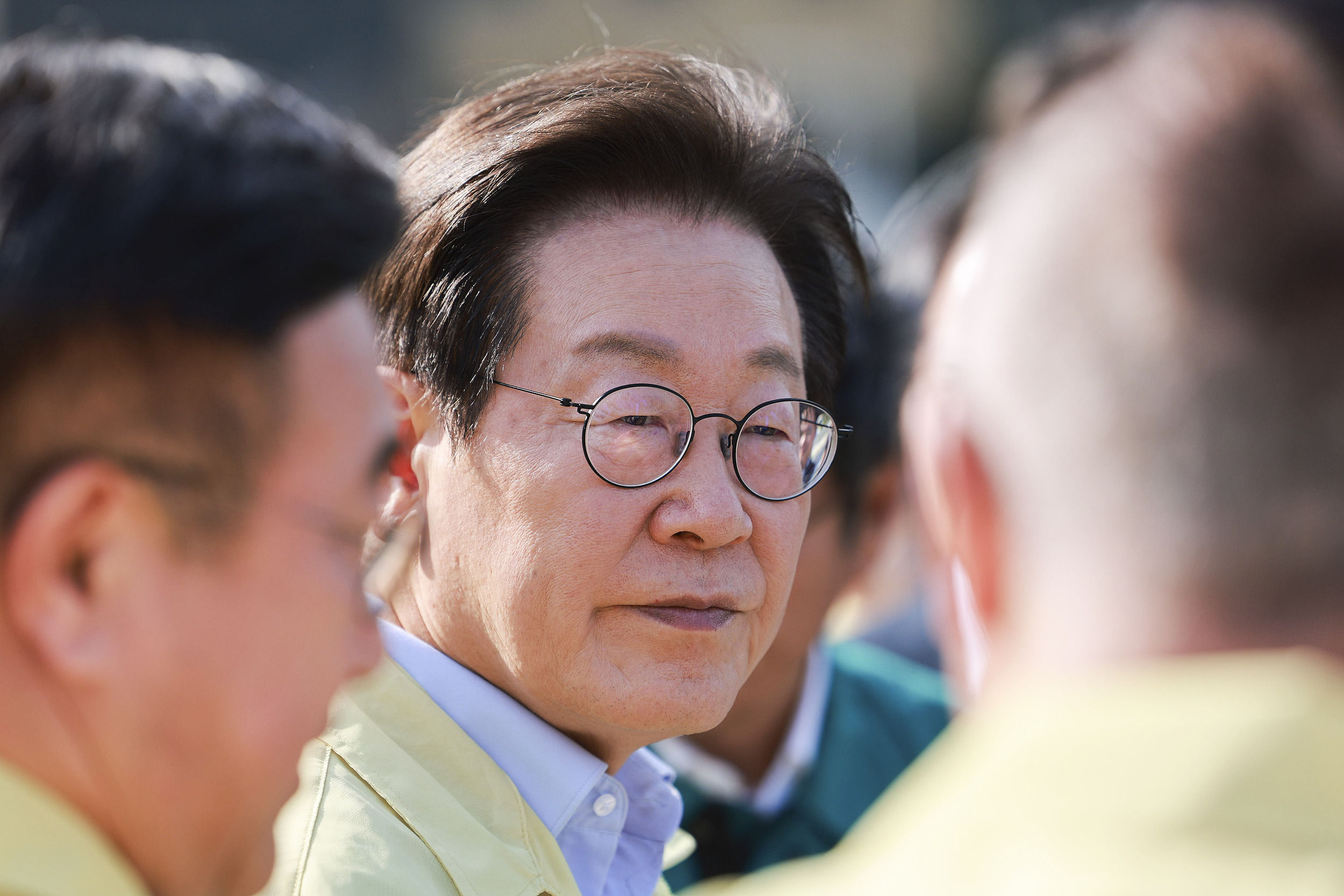 ▲▼南韓總統李在明30日前往江陵視察五峰水庫。（圖／VCG）