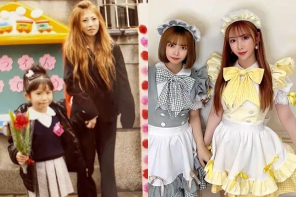 ▲▼ 她14歲當媽！23年後「母女同框照」曝光　網：分不出誰是媽媽。（圖／翻攝自@gigacoro）