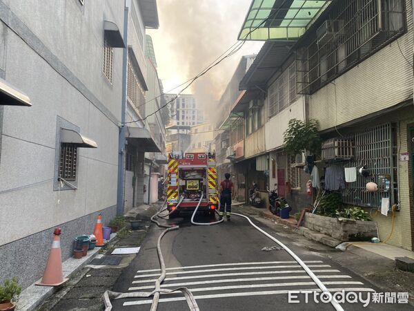 中壢火警。（圖／楊熾興翻攝）