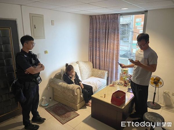 ▲桃園警方查獲失聯女移工從事性交易。（圖／桃園警分局提供）