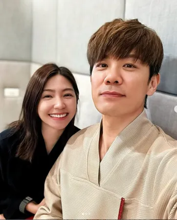 ▲陳志強和曾智希當眾親吻放閃。（圖／翻攝自陳志強IG）