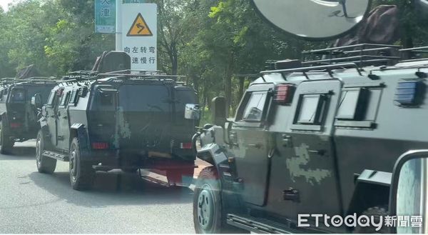 ▲▼ 普丁來、裝甲車、各國領導人、上合峰會5            。（圖／記者任以芳攝）