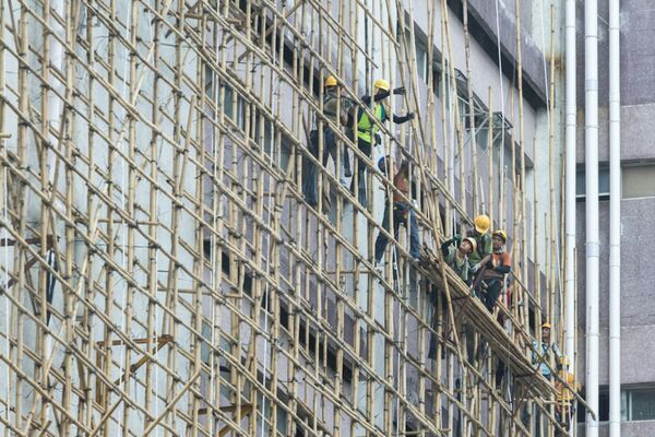 ▲▼香港建築工。（圖／香港01）