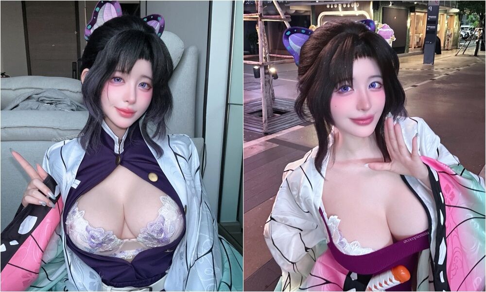 爆乳胡蝶忍掀戰！被罵OOC、不尊重作者　她反擊曬照：奶子真香