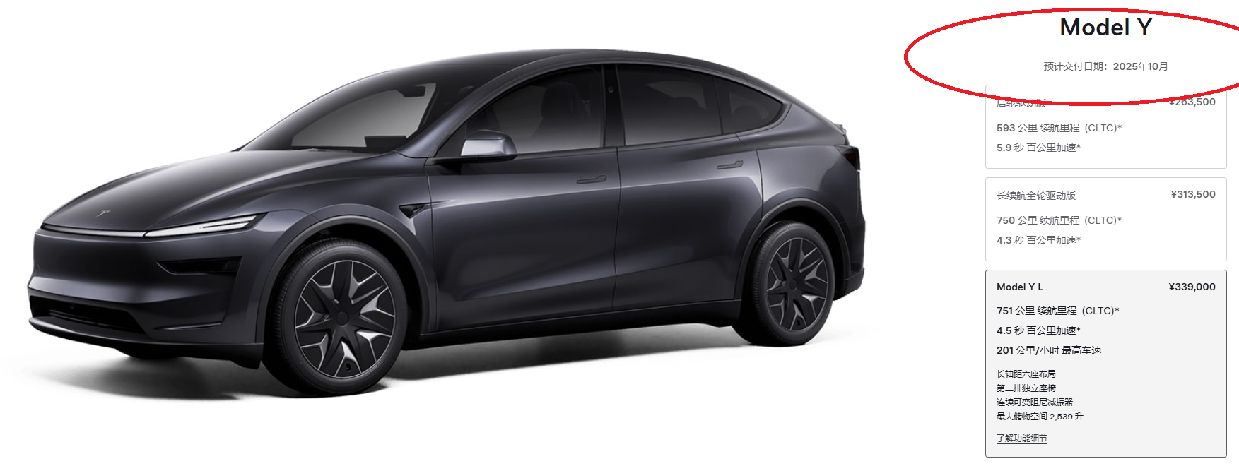 ▲特斯拉Model Y L在大陸開出紅盤！訂單已經供不應求。（圖／翻攝自特斯拉）