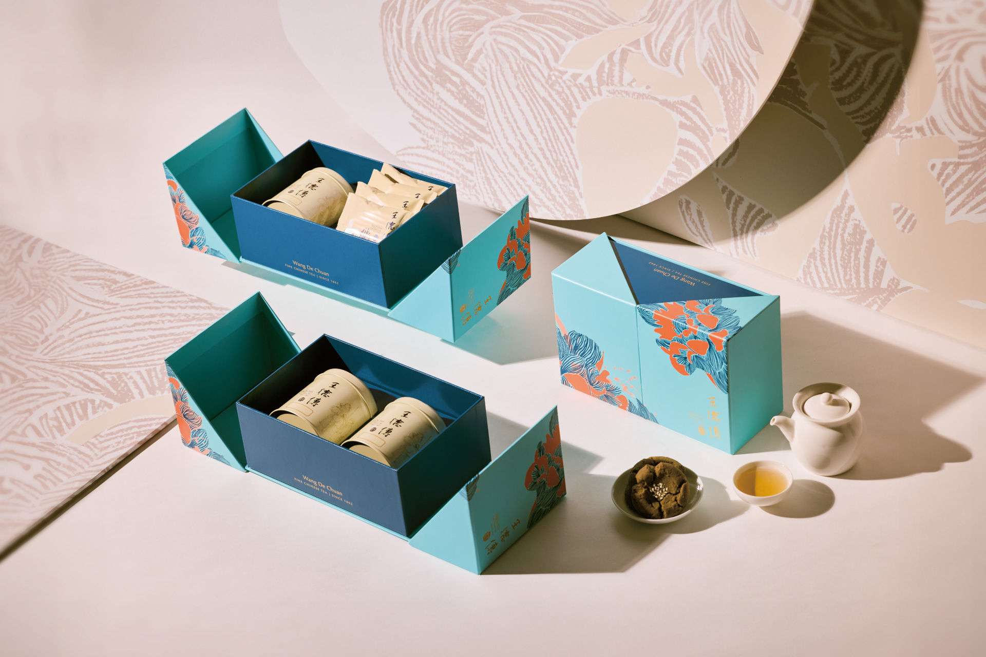 ▲王德傳、TWG TEA 2025年中秋茶禮。（圖／品牌提供）