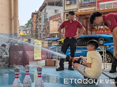 防災零距離！基隆書院山城親子出任務　實境演練滅火逃生