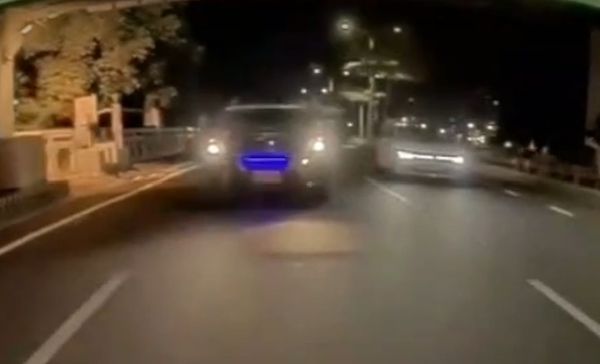 ▲彰化林姓一家人遭尾隨持槍喝斥下車。（圖／民眾提供）