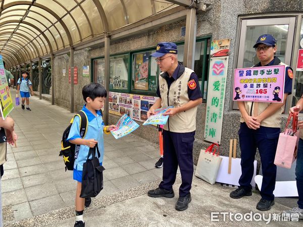 ▲基隆警「護童專案」啟動。（圖／記者郭世賢翻攝）