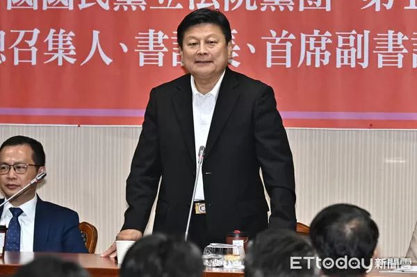 ▲▼中國國民黨立法院黨團第11屆第4會期黨團幹部就職典禮，黨團總召傅崐萁。（圖／記者李毓康攝）