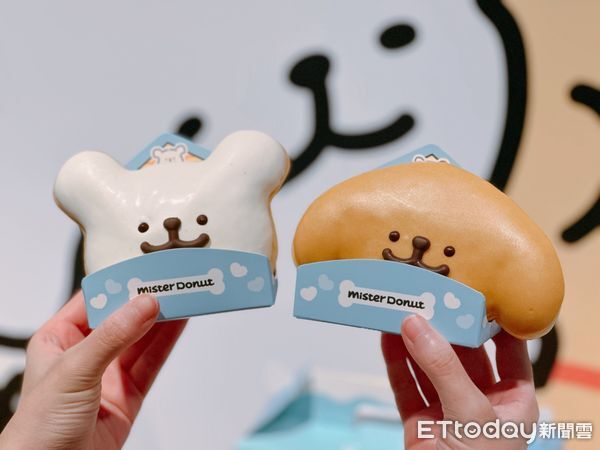 ▲▼Mister Donut跨界找來韓國人氣IP「線條小狗」合作推出一系列聯名甜甜圈、周邊。（圖／記者蕭筠攝）