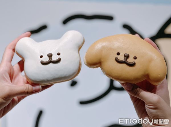 ▲▼Mister Donut跨界找來韓國人氣IP「線條小狗」合作推出一系列聯名甜甜圈、周邊。（圖／記者蕭筠攝）