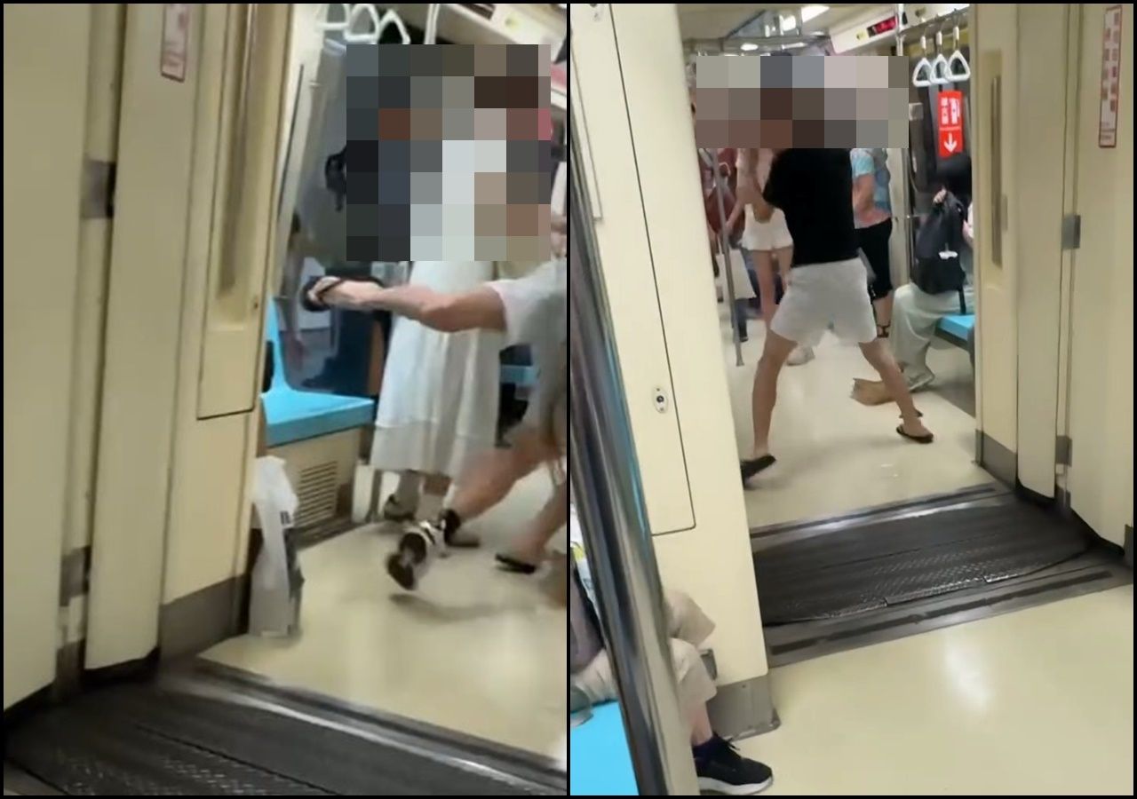 北捷乘客互毆「男大生vs.16歲少年」影片曝光　警方要罰了