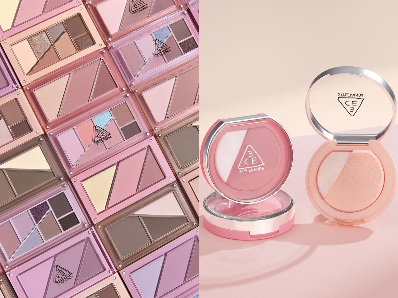 THREE,3CE,rom&nd,彩妝,保養,美妝,。（圖／記者李薇攝、品牌提供）