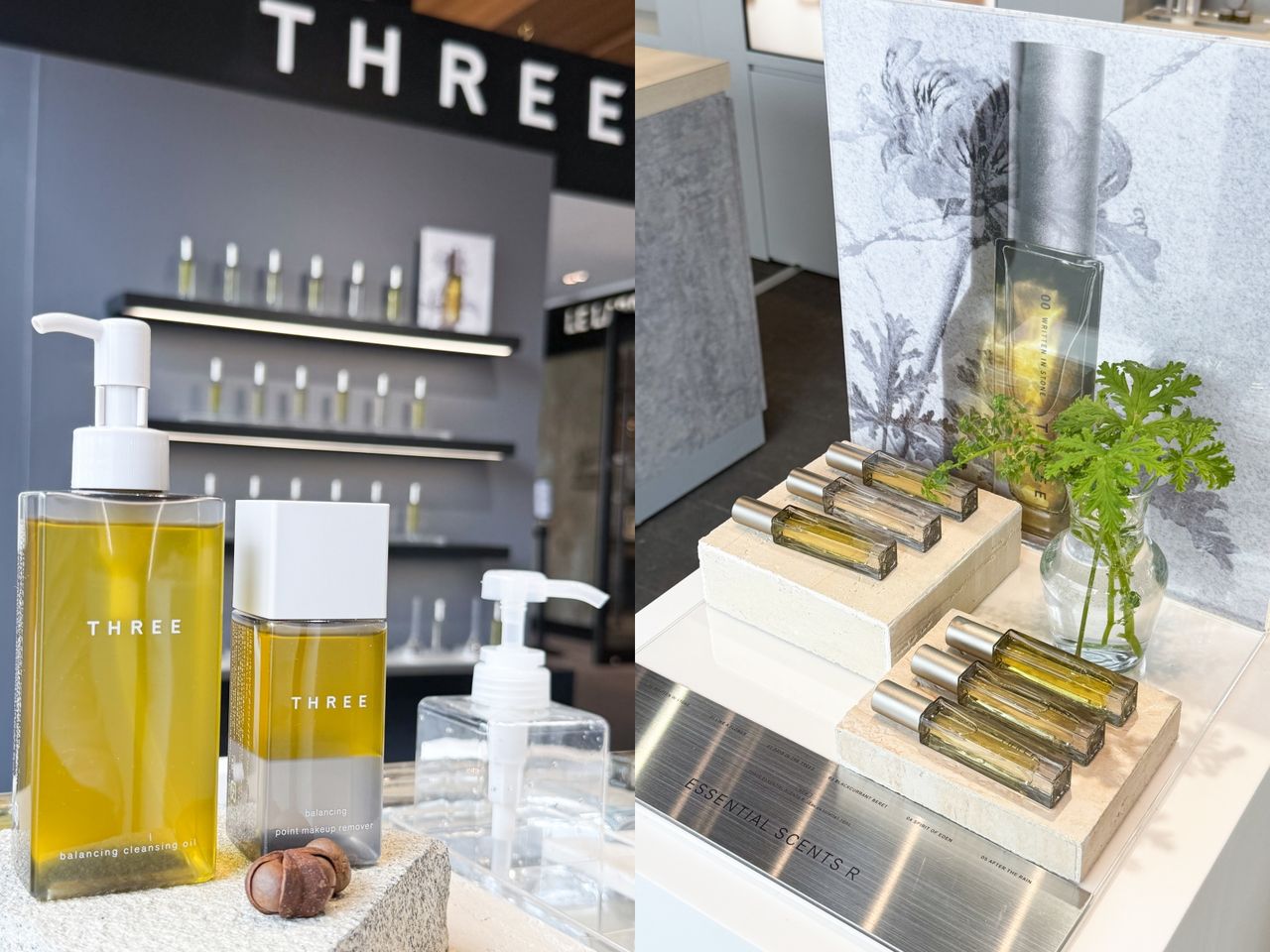 THREE,3CE,rom&nd,彩妝,保養,美妝,。（圖／記者李薇攝、品牌提供）