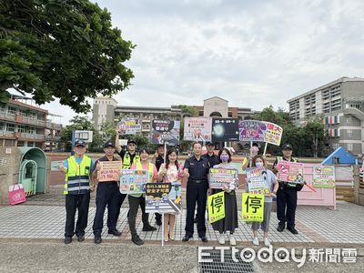 中埔分局護童專案勤務 分局長攜手鄉長守護校園安全