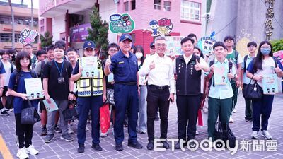 竹崎警分局護童勤務　維護學童安全