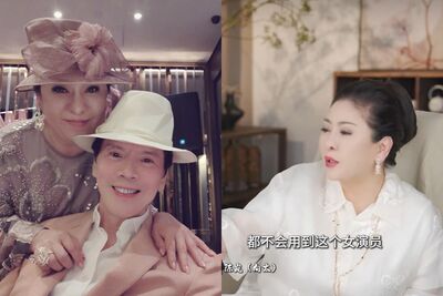 女星摳向華強手掌心示好！　向太氣炸「想搧她兩巴掌」秒下令封殺