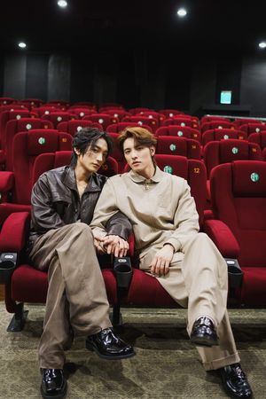 ▲《靈魂約定》舉辦終映會活動，王智騫、范麒智特地從香港飛來台灣。（圖／三立提供）