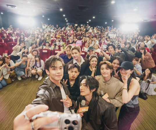 ▲《靈魂約定》舉辦終映會活動，王智騫、范麒智特地從香港飛來台灣。（圖／三立提供）