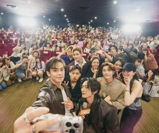 ▲《靈魂約定》舉辦終映會活動，王智騫、范麒智特地從香港飛來台灣。（圖／三立提供）