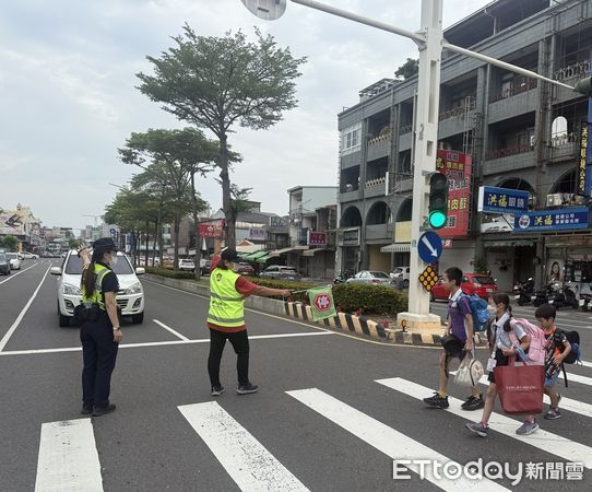 ▲▼  嘉義市警局開學日護童專案  。（圖／嘉義市警局提供）