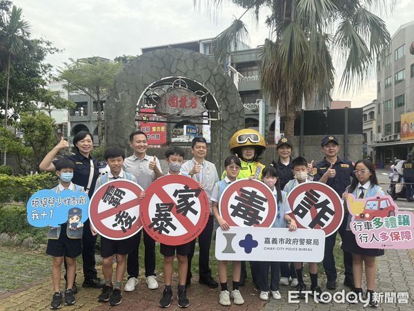 ▲▼  嘉義市警局開學日護童專案  。（圖／嘉義市警局提供）