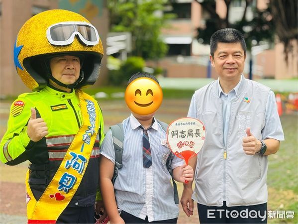 ▲▼  嘉義市警局開學日護童專案  。（圖／嘉義市警局提供）