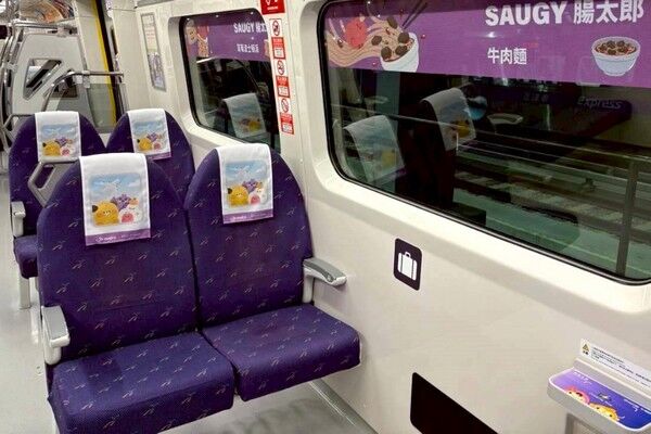 ▲桃捷直達車座椅全面升級　