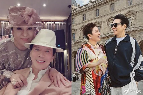 ▲▼女星摳向華強手掌心示好！向太氣炸下令封殺。（圖／翻攝自微博／向太Tiffany陳嵐）