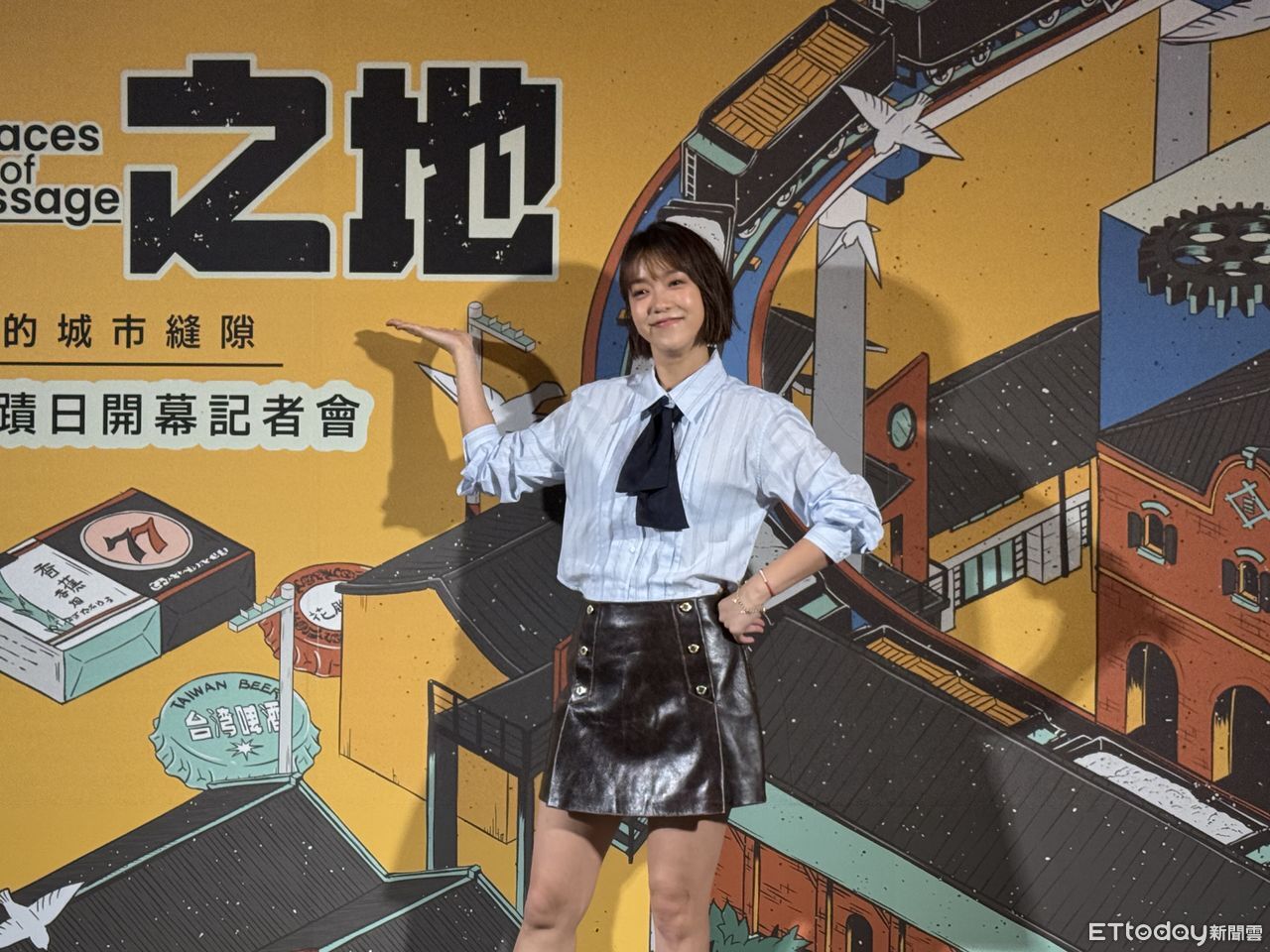 ▲大霈擔任古蹟日代言人。（圖／記者黃庠棻攝）